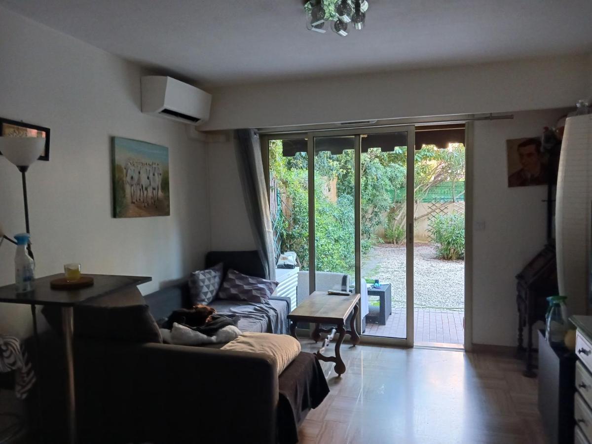 Rez-De-Jardin Grand Studio Apartment Cros-de-Cagnes Exterior foto