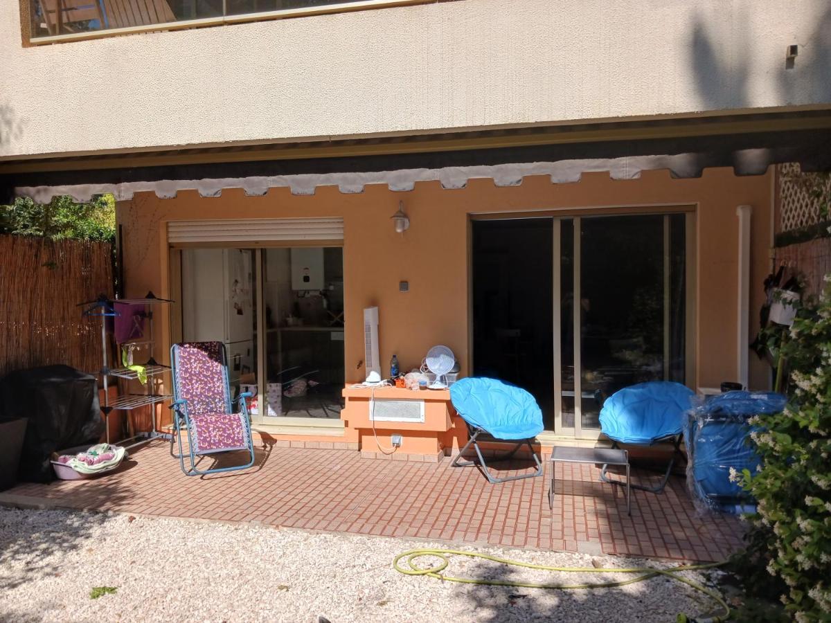 Rez-De-Jardin Grand Studio Apartment Cros-de-Cagnes Exterior foto
